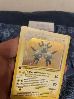 Pokemon TCG Magneton 1st edition #9 Base Set GERMAN;FREE SHIPPING!!! - Image 2