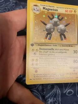 Pokemon TCG Magneton 1st edition #9 Base Set GERMAN;FREE SHIPPING!!! - Image 4