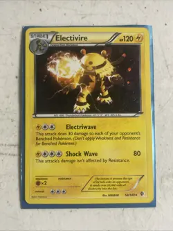 Electivire BW Boundaries Crossed 54/149 Pokemon TCG Deck Exclusives Cosmos Holo - Image 1