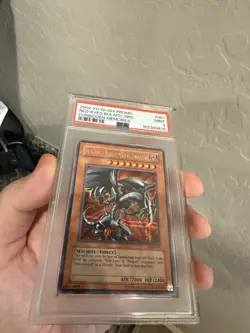 PSA 9 - Yu-Gi-Oh Card - FMR-001 - RED-EYES BLACK METAL DRAGON (secret rare) MINT - Image 3