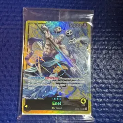 Enel OP05-098 Leader Promo Sound Loader Vol. 2 One Piece TCG Card English SEALED - Image 1