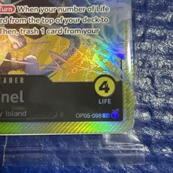Enel OP05-098 Leader Promo Sound Loader Vol. 2 One Piece TCG Card English SEALED - Image 4