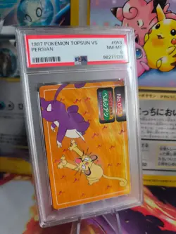 Pokemon Card Persian Rattata Topsun Vs Topsun 1997 Snobilikat Japanese PSA 8 - Image 1