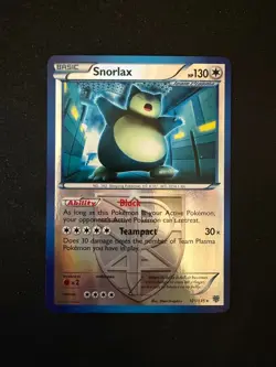 Snorlax 101/135 Reverse Holo Rare BW Plasma Storm Pokemon Card TCG - VLP/NM - Image 1
