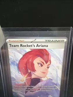 Pokemon Team Rocket's Ariana 237/182 Holo Sv10 Destined Rivals Trainer Card SIR - Image 2