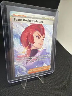 Pokemon Team Rocket's Ariana 237/182 Holo Sv10 Destined Rivals Trainer Card SIR - Image 4