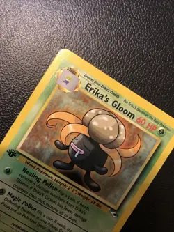 Erika's Gloom 045/132 Gym Heroes 1st Edition Pokemon Card In Mint Condition - Image 5