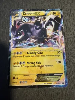 Zekrom EX BW38 - Pokemon TCG Black & White Promo Ultra Rare Card HP/DMG - Image 1