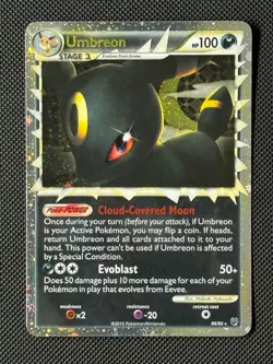 Pokemon Cards Umbreon 86/90 HGSS Undaunted Rare PRIME - Image 1