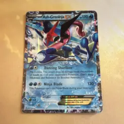 Pokemon Ash-Greninja EX XY133 Promo Holo Basic Card 170HP XY TCG - Image 1