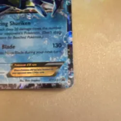 Pokemon Ash-Greninja EX XY133 Promo Holo Basic Card 170HP XY TCG - Image 5