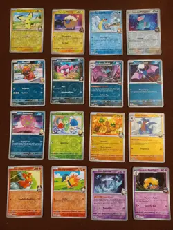 Pokemon Tcg Destined Rivals Reverse Holo Lot Of 16 Cards No Duplicates - Image 1