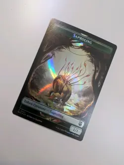 MTG - Saproling (Ripple Foil)/Garruk Token - Commander: Modern Horizons 3 NM/M - Image 2