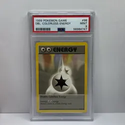 1999 Pokemon Base Set Double Colorless Energy #96 PSA 9 MINT - Image 1