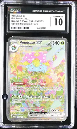 ‼Venusaur ex Pokemon (2023) Scarlet & Violet 151 - 198/165 GRADE 10~FAST SHIP💨 - Image 1