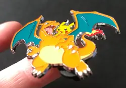 Charizard Pikachu Pokemon Pin Badge 2021 Celebrations UPC Ultra Premium Collect - Image 5
