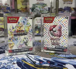 Pokemon Magnetic Booster Bundle Acrylic Case! Pokemon Card Protective Display! - Image 3