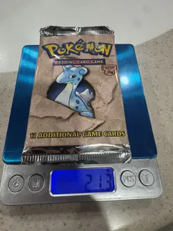 Lapras 1999 Pokemon Fossil Set Booster Pack 21.3g FACTORY SEALED! HEAVY! - Image 1