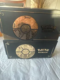 Pokemon TCG: Sword & Shield Ultra-Premium Empty Box pair. Box, sleeve, and dice. - Image 2