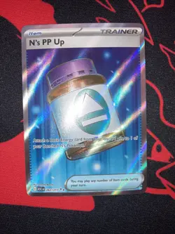 N's PP UP 262/217 Ultra Rare Ascended Heroes Holo English Near Mint Pokemon ASC - Image 2