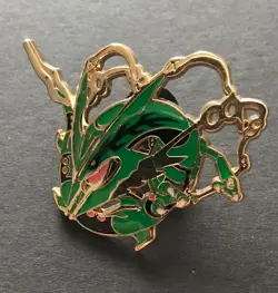 Primal Rayquaza Pokemon Pin Badge Metal Mega 2015 Legendary RARE - Image 1