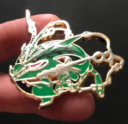 Primal Rayquaza Pokemon Pin Badge Metal Mega 2015 Legendary RARE - Image 2