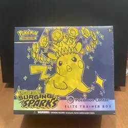 Pokemon Center Exclusive Elite Trainer Box Surging Sparks ETB SEALED - Image 1