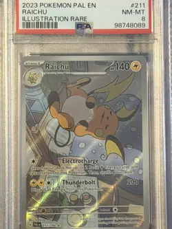 Raichu #211/193 - 2023 Pokemon Paldea Evolved - PSA 8 - Image 4