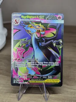 Pokemon TCG - Phantasmal Flames - Mega Charizard X Ex 109/094 SR Full Art NM - Image 5