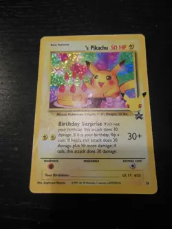 Pokemon TCG Birthday Pikachu #24 Celebrations 25th Anniversary - Image 1