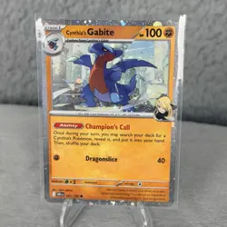Cynthia's Gabite 103/182 - Cosmos Holo Pokemon TCG - Near Mint - Image 1