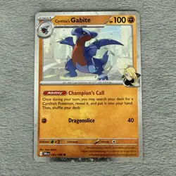 Cynthia's Gabite 103/182 - Cosmos Holo Pokemon TCG - Near Mint - Image 3
