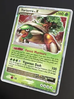 Pokemon TCG Torterra LV.X 122/130 Diamond & Pearl Holo Rare 2007 NM - Image 5