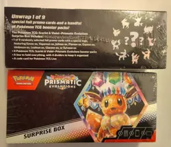 Lot of 2 Pokemon Prismatic Evolutions Surprise Box Sealed - Image 1