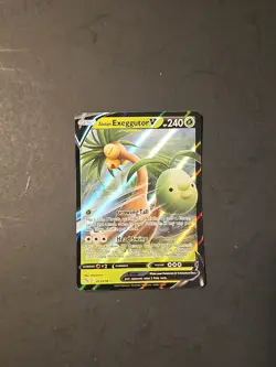 Pokemon TCG Alolan Exeggutor V Pokemon Go 005/078 Holo Ultra Rare - Image 1