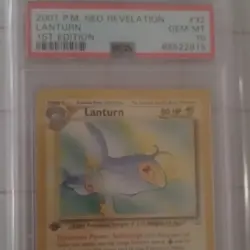Lanturn Neo Revelation 32/64 1st Edition PSA 10 Pokemon - Image 2