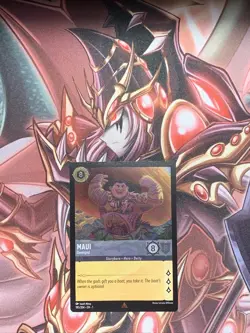 1x Maui - Demigod - 185/204 - Rare - Cold Foil NM-Mint Disney Lorcana: The First - Image 1