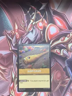 1x Sleepy's Flute - 34/204 - Rare - Cold Foil NM-Mint Disney Lorcana: Rise of th - Image 1