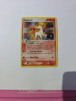 Pokemon TCG Rapidash Holo Rare Card 13/112 FireRed LeafGreen 2004 - Image 1