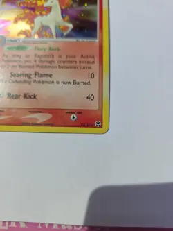 Pokemon TCG Rapidash Holo Rare Card 13/112 FireRed LeafGreen 2004 - Image 2