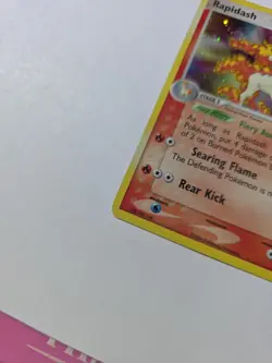 Pokemon TCG Rapidash Holo Rare Card 13/112 FireRed LeafGreen 2004 - Image 3