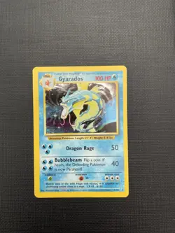 Gyarados Base Set Holo Rare #6/102 – Pokemon TCG 1999 WOTC Vintage Card - Image 2