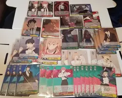 Weiss Schwarz TCG Chainsaw Man Lot Of RR / RRR / PR / SR Cards Makima / Denji - Image 1