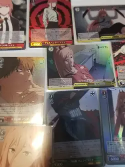 Weiss Schwarz TCG Chainsaw Man Lot Of RR / RRR / PR / SR Cards Makima / Denji - Image 3