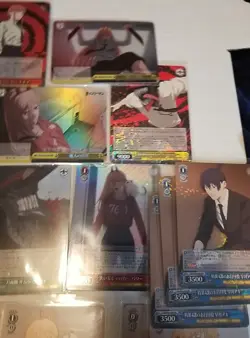 Weiss Schwarz TCG Chainsaw Man Lot Of RR / RRR / PR / SR Cards Makima / Denji - Image 4