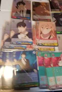 Weiss Schwarz TCG Chainsaw Man Lot Of RR / RRR / PR / SR Cards Makima / Denji - Image 5