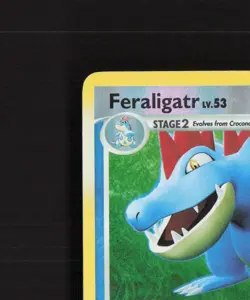 Feraligatr 8/123 Mysterious Treasures Reverse Holo Rare Pokemon Card MP - Image 3
