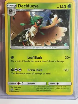 HD SWIRL 🌀 Decidueye (Cosmos Holo) SM Promos SM55 Pokemon Card NM - Image 1