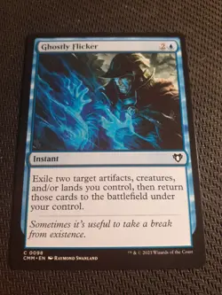 [MTG] Ghostly Flicker (0098) (CMM) NM - Image 1
