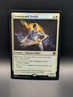 MTG - Cosmogrand Zenith - FOIL - Creature Human Soldier - EOE #9 - Mythic - NM - Image 1